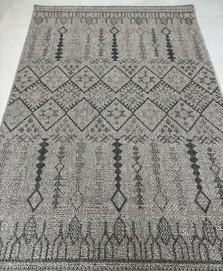 Eurofil Magic Χαλί Ορθογώνιο Καλοκαιρινό Ψάθινο Grey 133x190cm