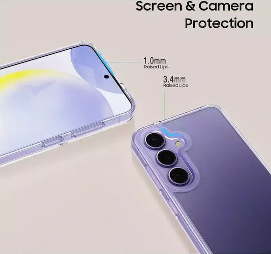 Tech-Protect Flexair Hybrid Back Cover Plastic / Silicon 1.5mm Transparent (Galaxy A56)