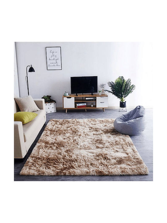 Strado Covor Rectangular Shaggy Bej