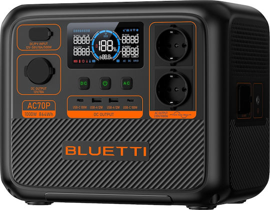 Bluetti AC70P Power Station 864Wh