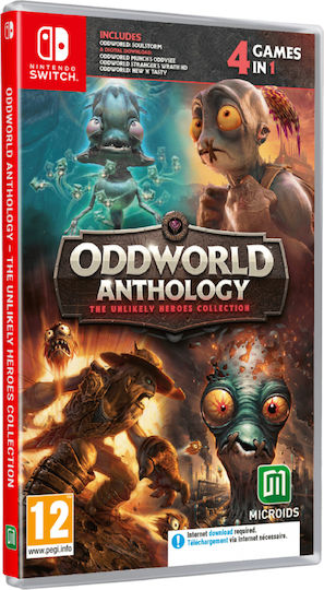 Oddworld Anthology: The Unlikely Heroes Collection (Code In A Box) Switch Game