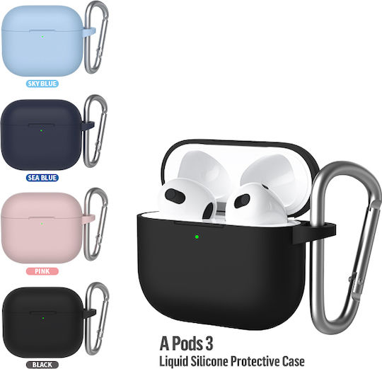 Blueo Калъф в Светлосин цвят за Apple AirPods 3