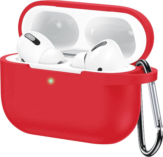 XO Калъф с кука в Червен цвят за Apple AirPods Pro