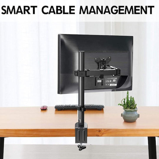 Techly Стойка Монитор до 32" с Рамо Сребриста (ICA-LCD-503BK)