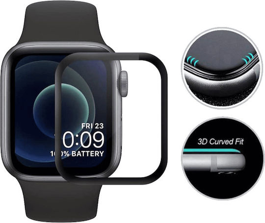 Full Glue 3d Flexible Screen Protector για το Apple Watch 45mm 1τμχ