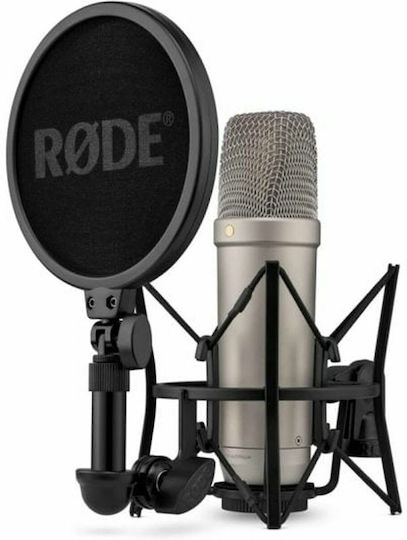 Rode NT1-A Musician Bundle Πυκνωτικό Μικρόφωνο XLR Shock Mounted για Φωνητικά Bundle σε Χρυσό Χρώμα