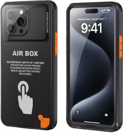 Водоустойчив калъф Shellbox Airbox 6.7 Универсален Черен Oem