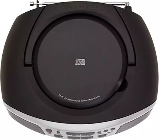 Aiwa Φορητό Ηχοσύστημα με Ραδιόφωνο / Bluetooth Ασημί