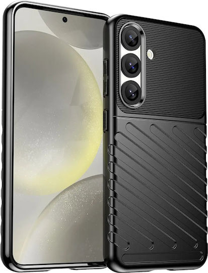 Hurtel Back Cover Σιλικόνης Μαύρο (Galaxy S25)
