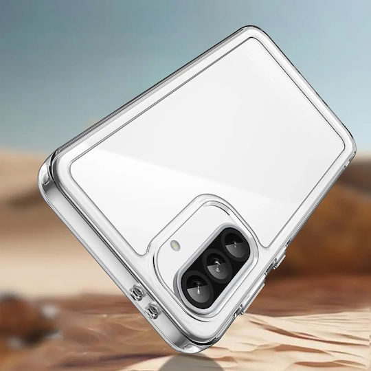 Hurtel Umschlag Rückseite Silikon / Kunststoff Transparent (Samsung Galaxy A26, Weltraum)