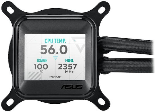 Asus Prime LC 360 ARGB LCD Water Cooling System AIO CPU with 3 120mm Fans