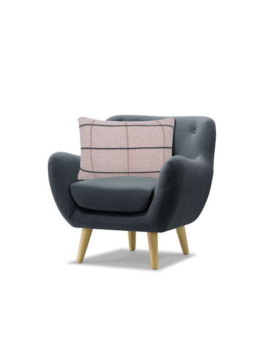Liolios Home Μαξιλάρι Καναπέ Mini Moss από 100% Βαμβάκι Multi 50x50εκ.