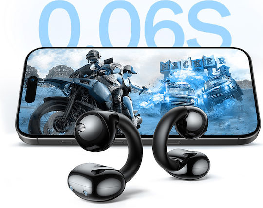 Ugreen HiTune S3 Open Ear Bluetooth Handsfree Ακουστικά με Αντοχή στον Ιδρώτα και Θήκη Φόρτισης Μαύρα