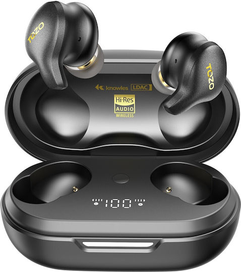 Tozo Golden X1 In ear Bluetooth хендсфри Слушалки с Устойчивост на Пот и Кутийка за Зареждане Черен
