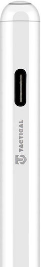 Tactical Roger Pencil Pro 2.0 Digitală Stilou Tactil cu Palm Rejection pentru iPad de culoare Alb