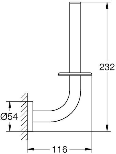 Grohe Essentials Warm Sunset Държач за хартия Метал Матиран топъл залез