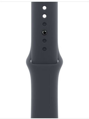 Apple Watch SE 2024 Aluminum 44mm Waterproof with Heart Rate Monitor (Midnight with Midnight Sport Band - S/M)
