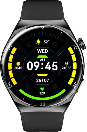 Bea-fon 401 47mm Smartwatch with Heart Rate Monitor (Black)