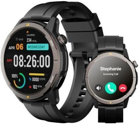 AGM Legion Smartwatch με Παλμογράφο (Μαύρο)