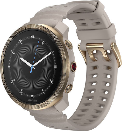Polar Vantage M3 45мм Водоустойчив Смартчасовник с Пулсомер (Greige Sand)