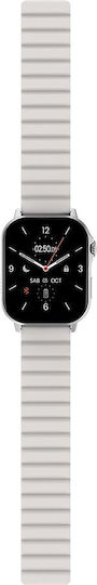 Proove Humble Smartwatch με Παλμογράφο (Ασημί)