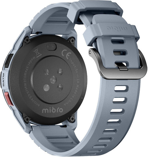 Mibro GS Active Smartwatch με Παλμογράφο (Γκρι)