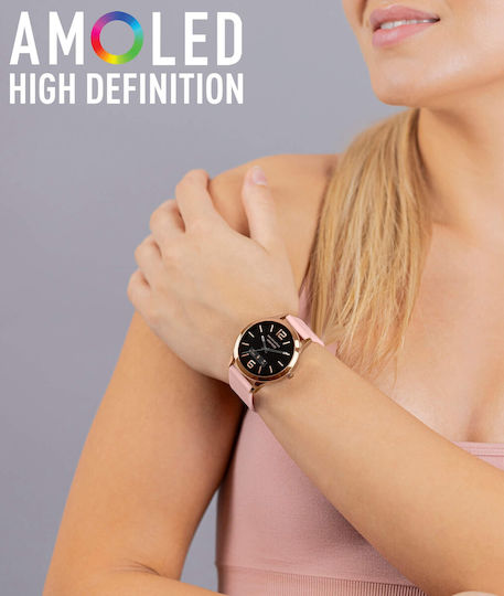 Reflex Active Series 31 35mm Smartwatch mit Pulsmesser (Pink Rubber Strap)
