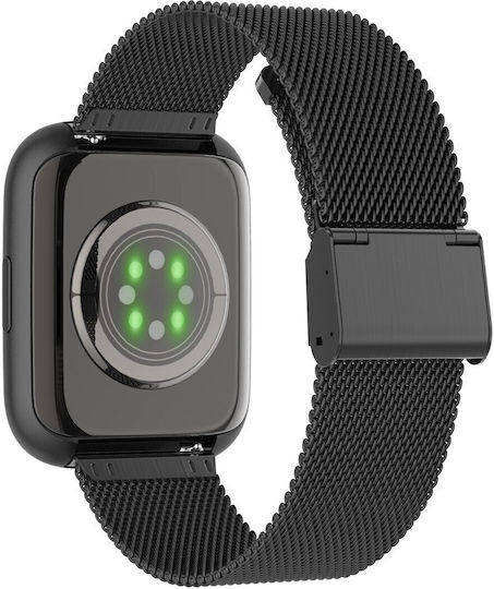 Forever ForeVigo 4 Smartwatch with Heart Rate Monitor (Black)