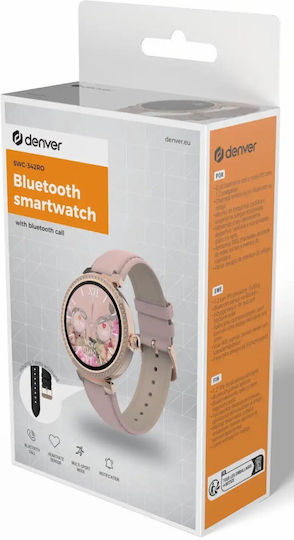 Denver SWC-342 Smartwatch με Παλμογράφο (Ροζ)