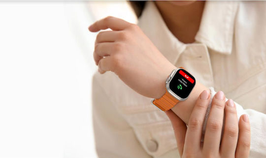 Riversong Motive 8S Smartwatch with Heart Rate Monitor (Orange)