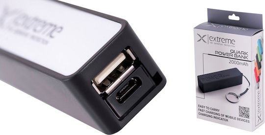 Esperanza XMP101 Power Bank 2000mAh με Θύρα USB-A Μαύρο