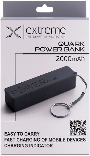 Esperanza XMP101 Power Bank 2000mAh με Θύρα USB-A Μαύρο