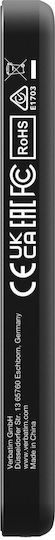 Verbatim Charge 'n' Go MagSafe Power Bank 5000mAh 20W mit USB-C Ausgangsanschlusses Grau