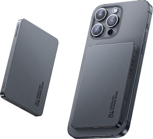 Usams CY Series Power Bank 5000mAh 20W with USB-C Port Power Delivery Titanium