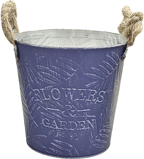 Metal Pot with Branches Design Φ18x17cm Homie 423085 Metal Pot with Branches Design Φ18x17cm Homie 423085