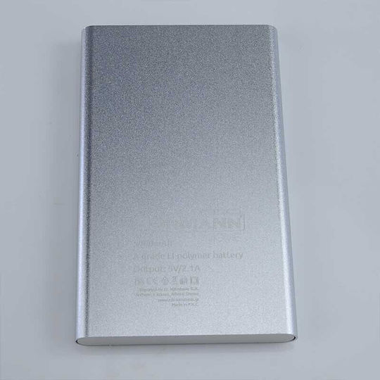 Bormann BBC5001 Power Bank 5000mAh mit USB-A Anschluss Silber