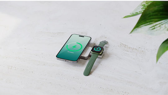 Alogic Matrix Universal MagSafe Power Bank 5000mAh με Θύρα USB-C Λευκό