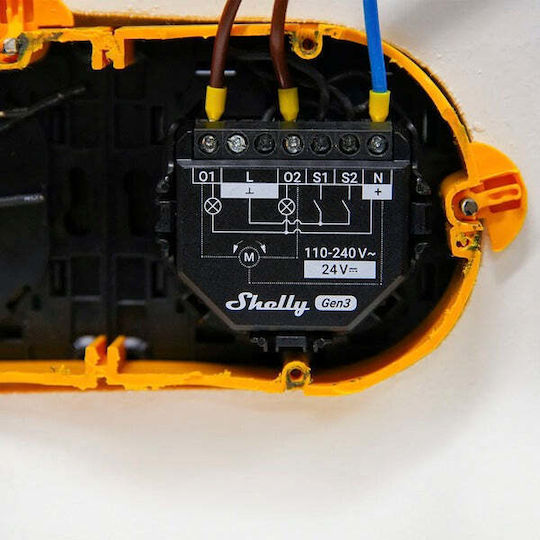 Shelly Smart Switch 2 Καναλιών Wi-Fi, Bluetooth & RF 16A 2τμχ