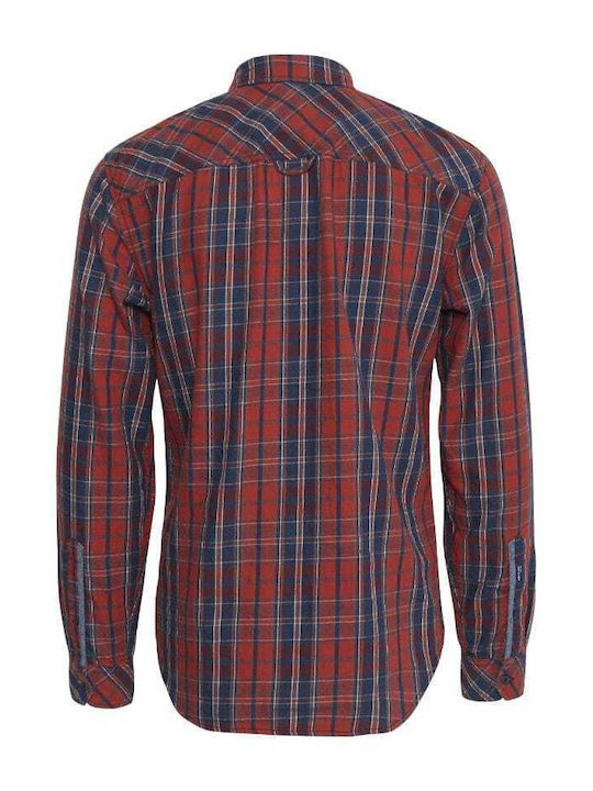 Long-sleeved Shirt Checked Chili Pepper