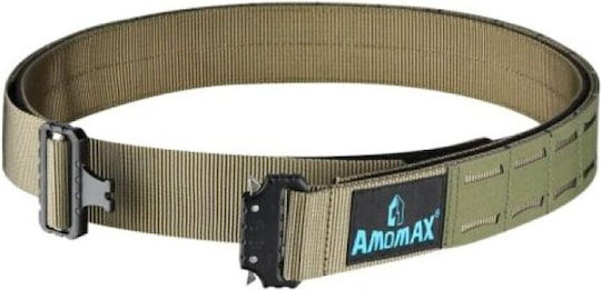 Amomax Διπλή Επιχειρησιακή Ζώνη Greyhawk 1.75" Tbs001rg Σύστημα Molle Μέγεθος Medium Military Green