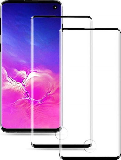 Пълно лепило Закалено стъкло за цялото лице (Galaxy S10+)