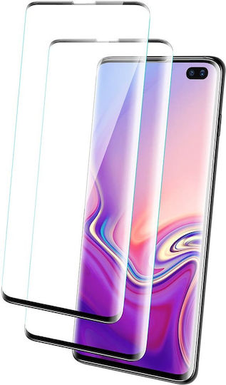 Пълно лепило Закалено стъкло за цялото лице (Galaxy S10+)