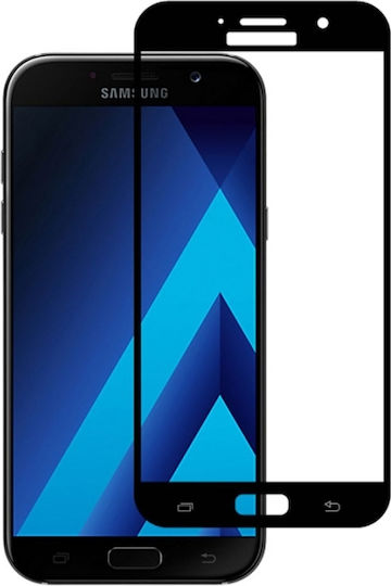 5D Full Face Tempered Glass Black (Galaxy A5 2017)