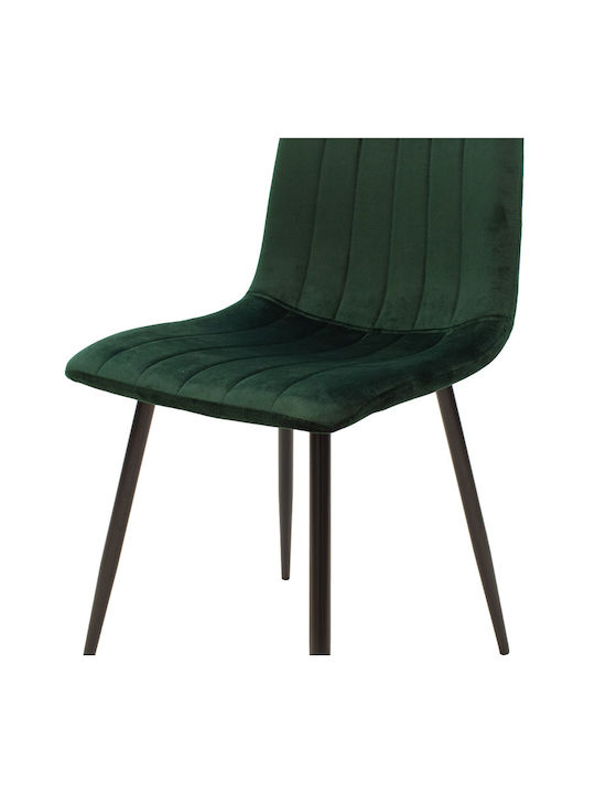 Noor Dining Room Velvet Chair Cypress 44x53x86cm