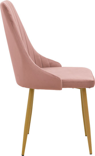 Azori Dining Room Velvet Chair Sapio Apple Velvet 49x55x85cm