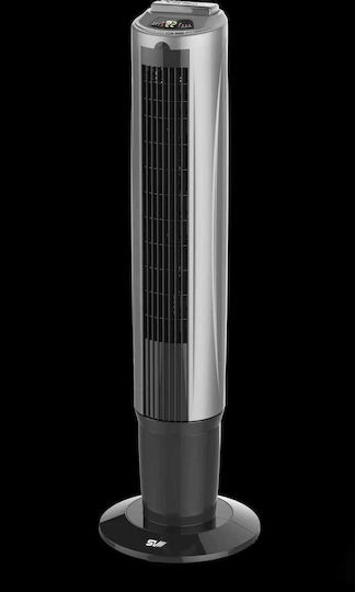 Ventilator Turm 40W mit Fernbedienung Schwarz