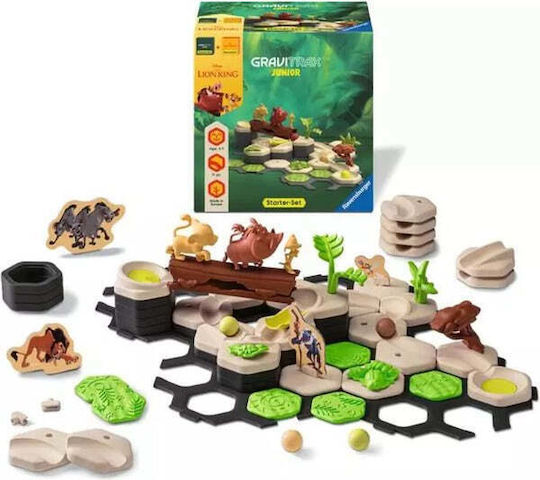 Ravensburger Junior Starter-set Lion King Образователна Игра Инженеринг Gravitrax за 3-7 Години