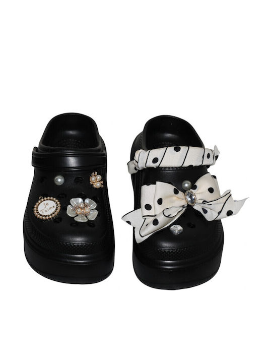 Cubanitas Women's Clogs Black