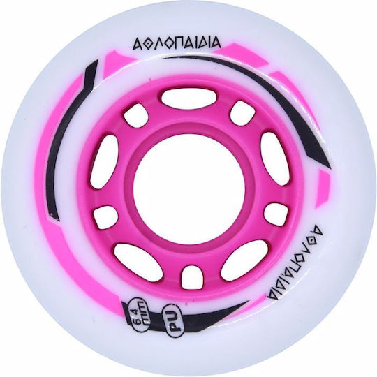 Αθλοπαιδιά 002.1084/WHL/M/70 Ροδάκια Μωβ 70mm 4τμχ