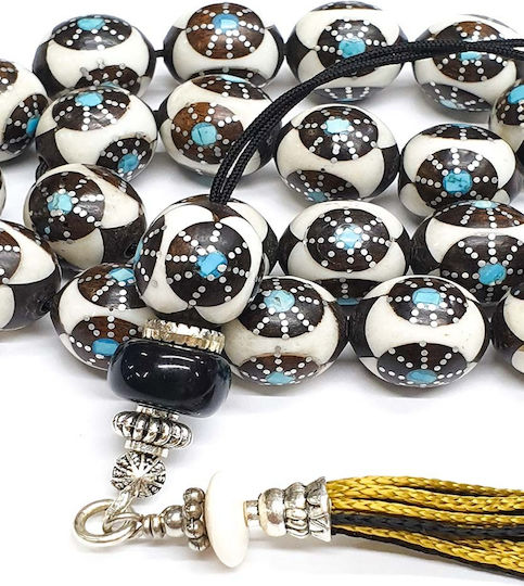 Roloi Komboloi Ebony Worry Beads Multicolour 32cm